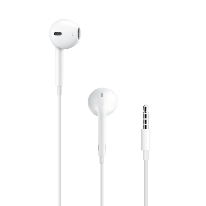 Apple EarPods with Remote and Mic White - Słuchawki douszne