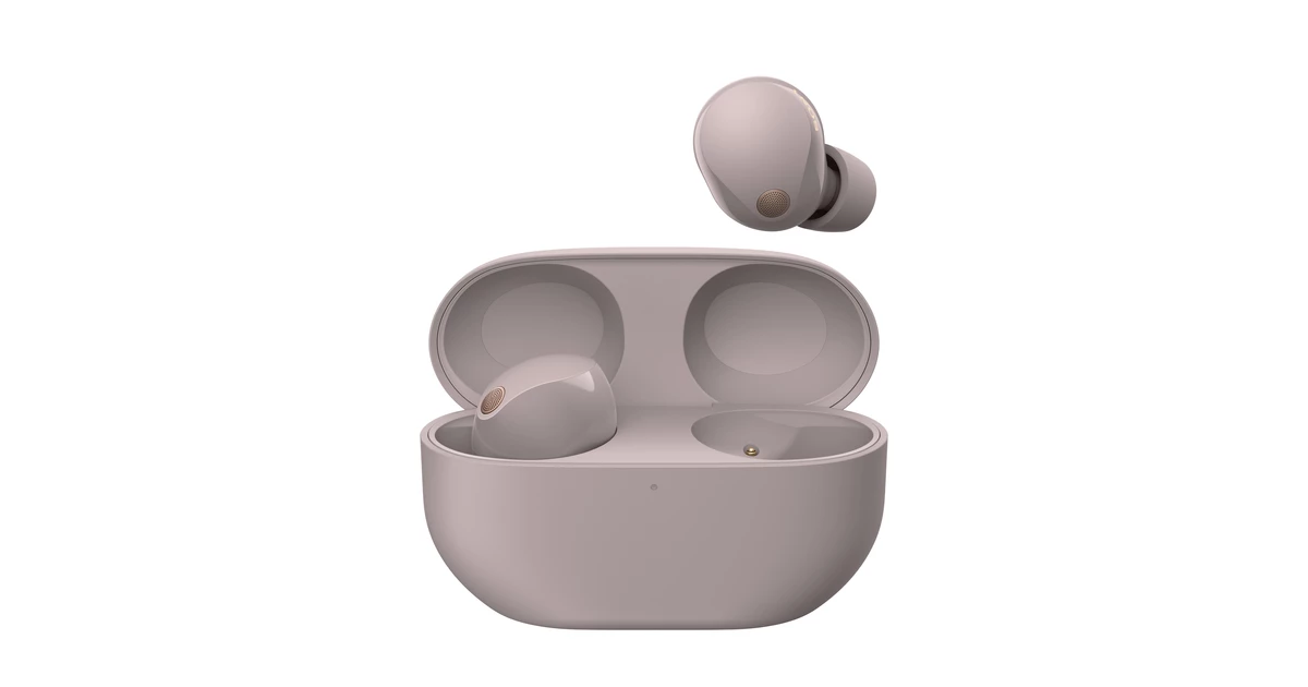 Sony WF-1000XM5 Noise Cancelling Przydymiony Róż - słuchawki