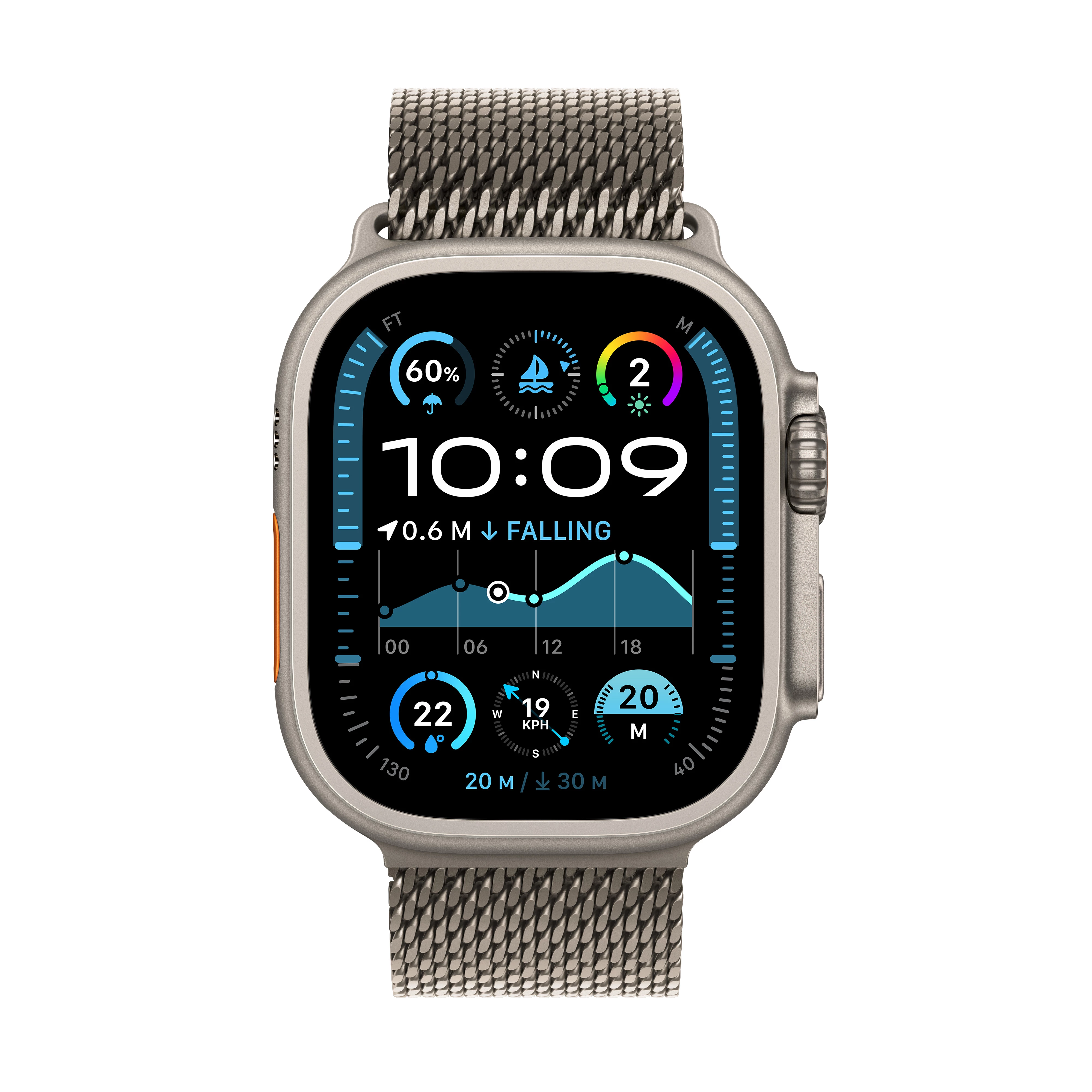 Apple Watch Ultra 2 GPS + Cellular 49mm Natural Titanium