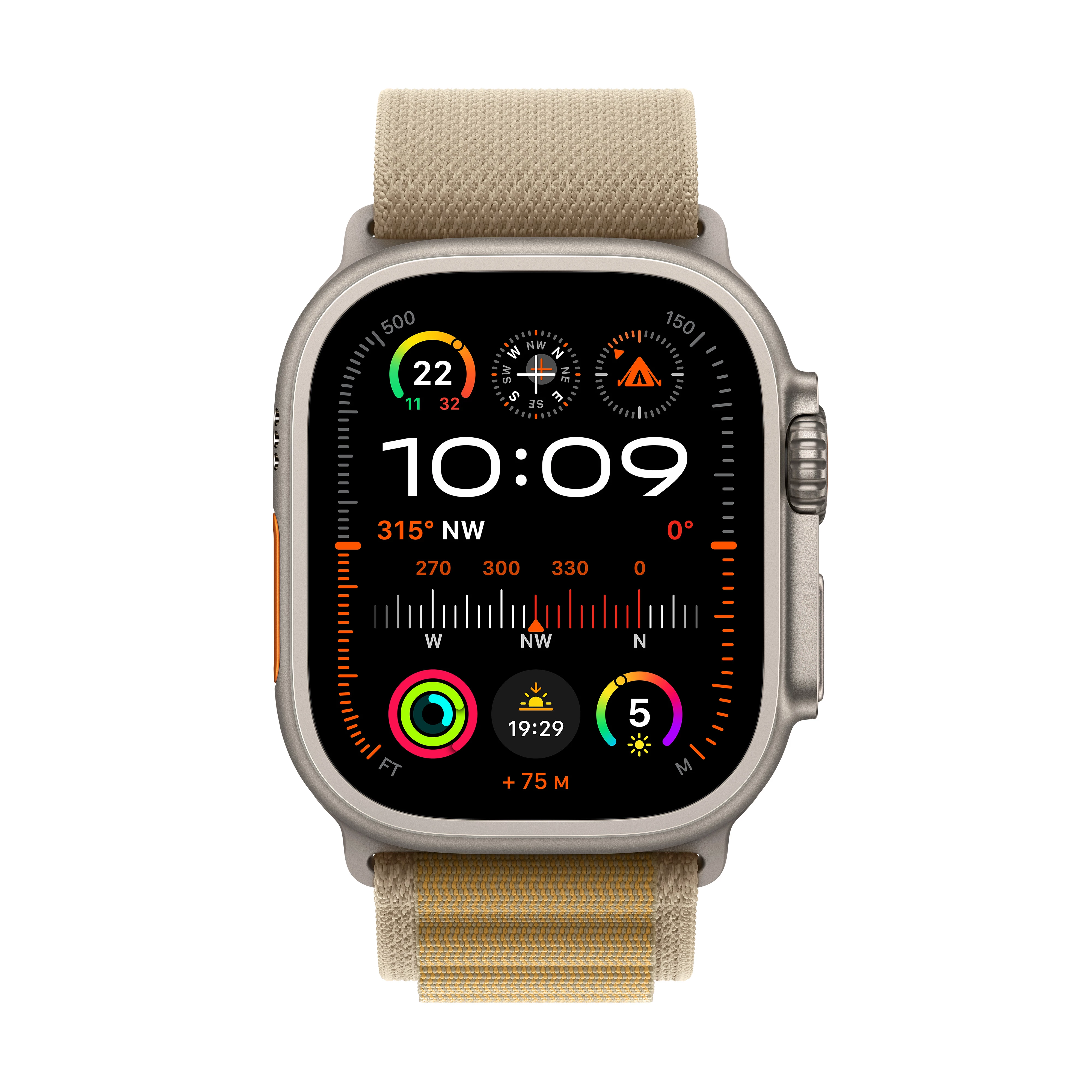 スチューベン　STEUBEN apple Apple Watch Ultra 2 GPS + Cellular 49mm Natural Titanium