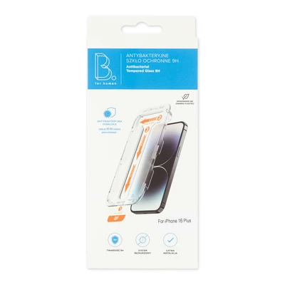 B.Safe Tempered Glass Full iPhone 16 Plus - szkło ochronne z aplikatorem
