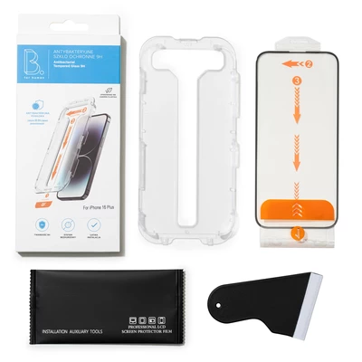 B.Safe Tempered Glass Full iPhone 16 Plus - szkło ochronne z aplikatorem