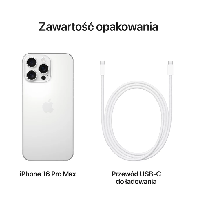 iPhone 16 256gb ホワイト Kup produkt iPhone 16 Pro 256 GB – tytan biały - Apple (PL)