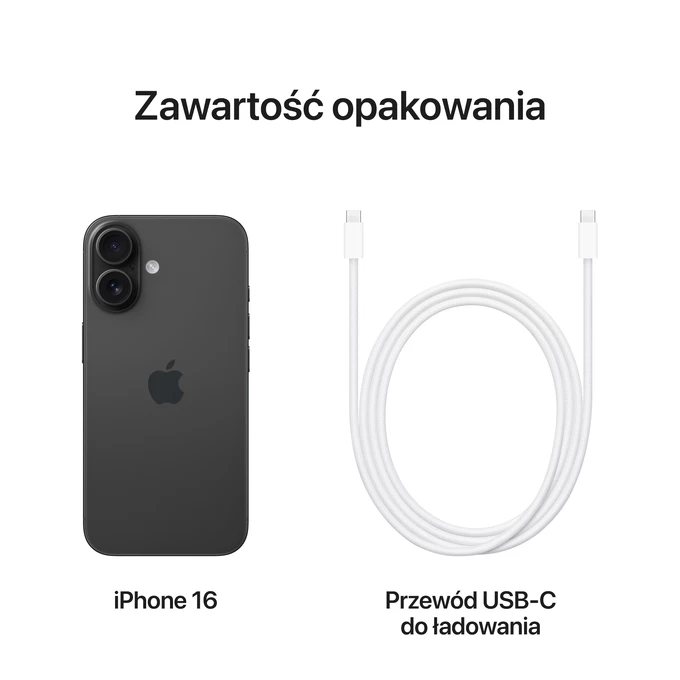Apple iPhone 16 256GB Black - Sklep iSpot.pl