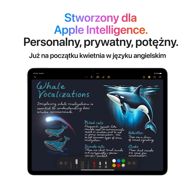 Apple iPad Air 11-inch Wi-Fi 256GB - Księżycowa Poświata