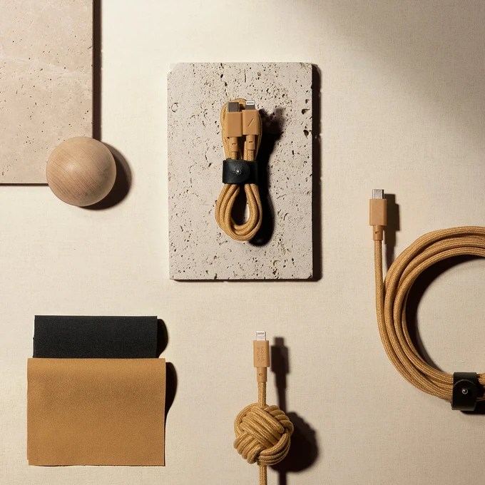 Native Union Belt Cable XL USB-C to Lightning 3m Brązowy - kabel USB-C do lightning