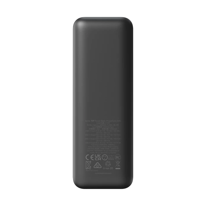 Anker 737 Gen czarny - powerbank - Sklep iSpot.pl