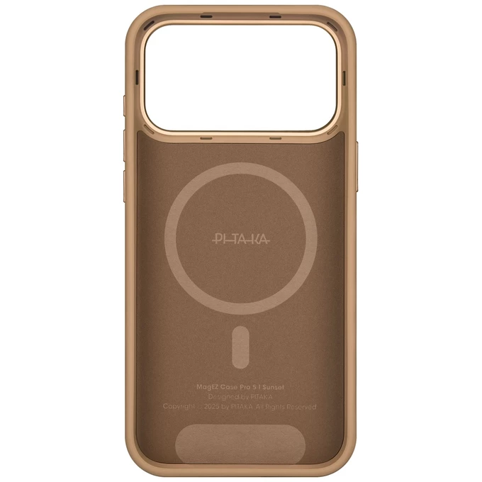 PITAKA Aramid UltraGuard brązowy - etui iPhone 17 Pro Max