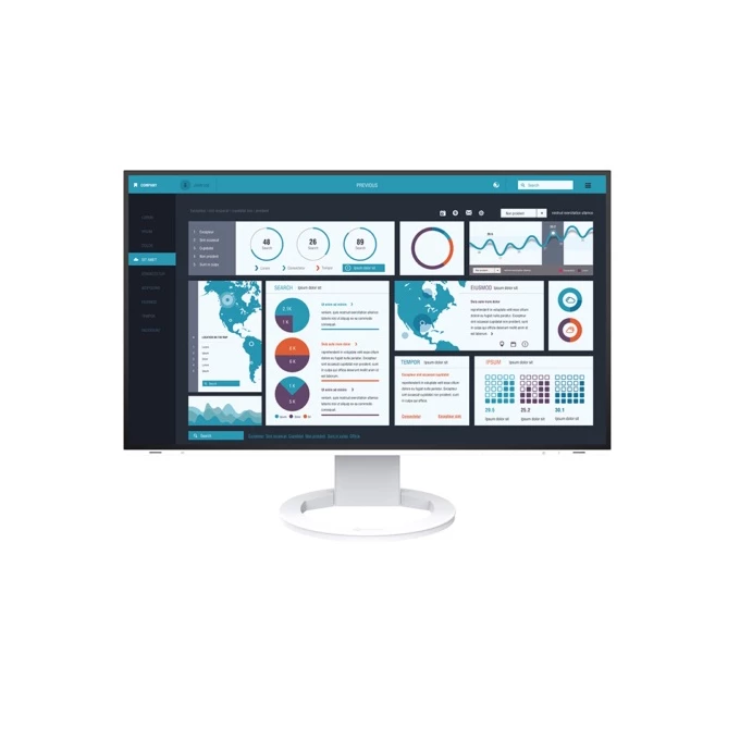 EIZO FlexScan EV2795-WT: ホワイト27インチ EIZO EV2795-WT - monitor LCD 27
