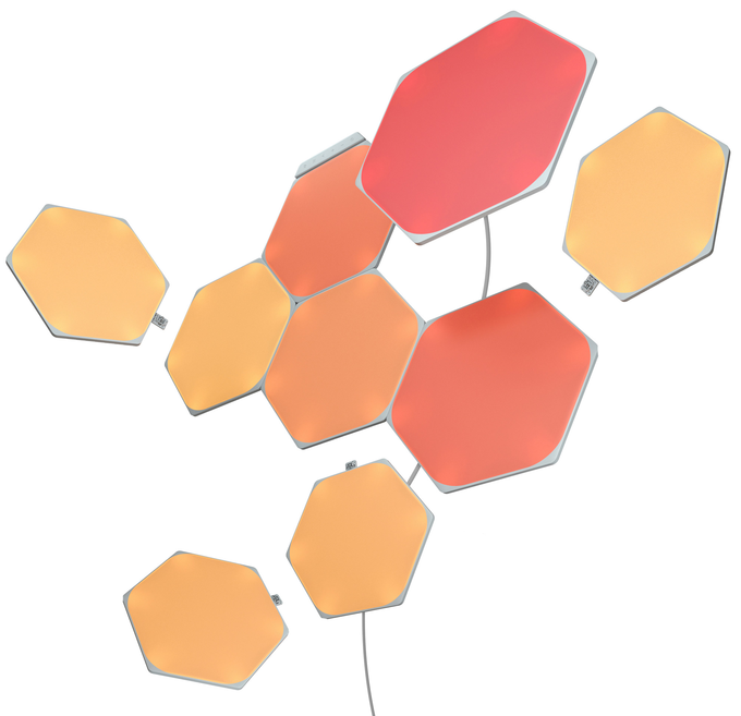 Nanoleaf Shapes Hexagons スタータキット Shapes Hexagons Starter Kit (9 Panels) - NL42-0006HX-9PK