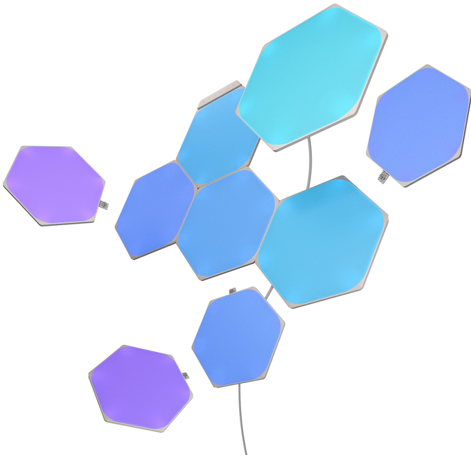 Nanoleaf Shapes Hexagons スタータキット Shapes Hexagons Starter Kit (9 Panels) - NL42-0006HX-9PK