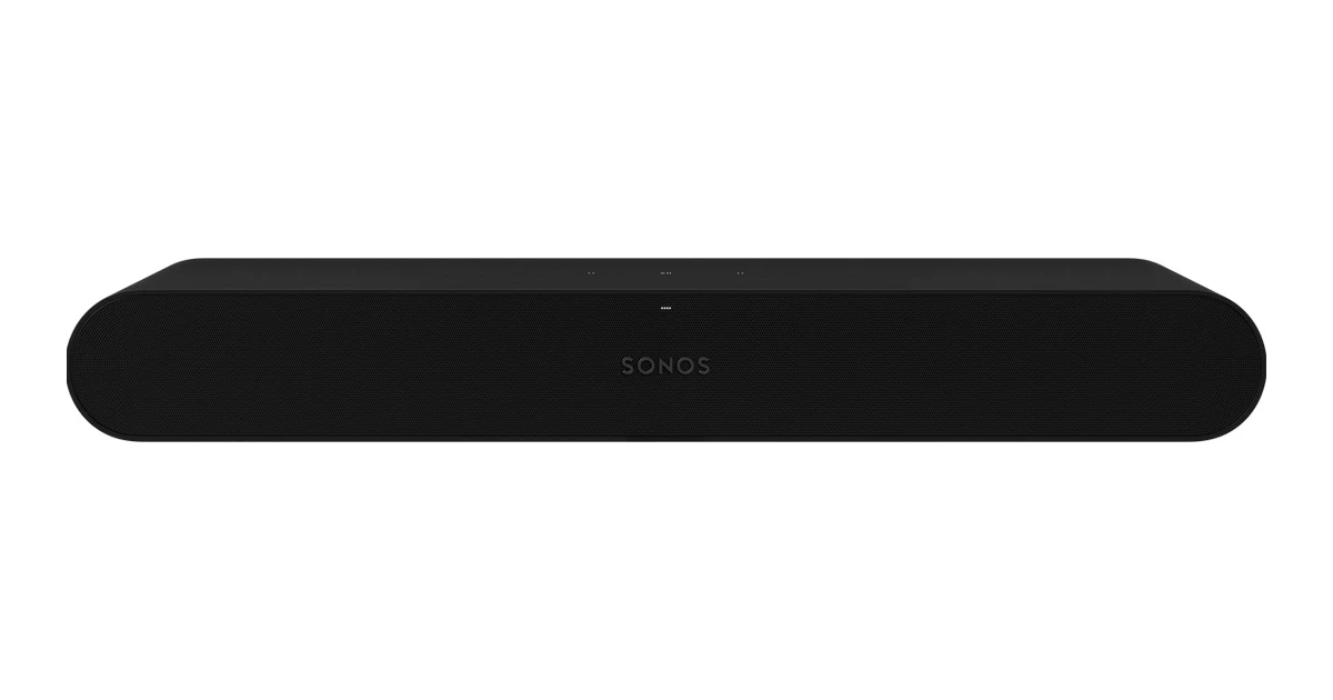 SONOS Ray サウンドバー ブラック Sonos Ray — Kompaktowy soundbar do telewizji i muzyki