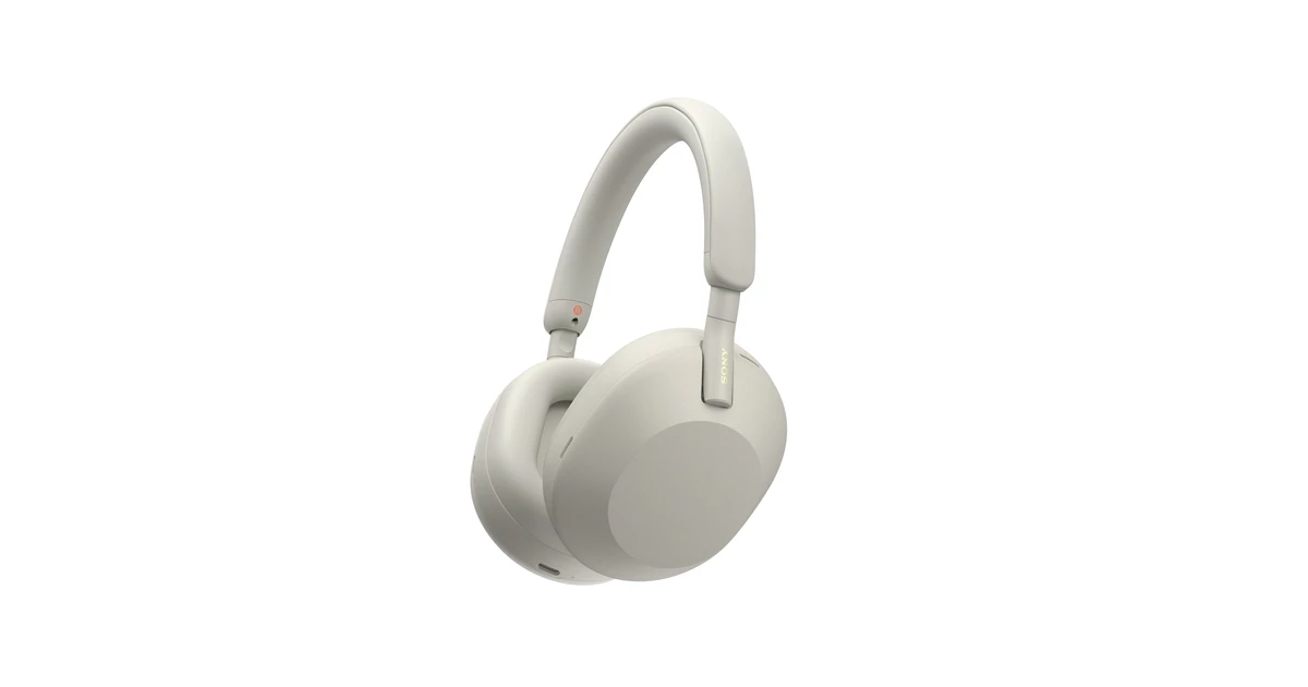 SUNNY　SONY WH1000XM5 ホワイト Sony WH-1000XM5 Noise Cancelling White - Słuchawki