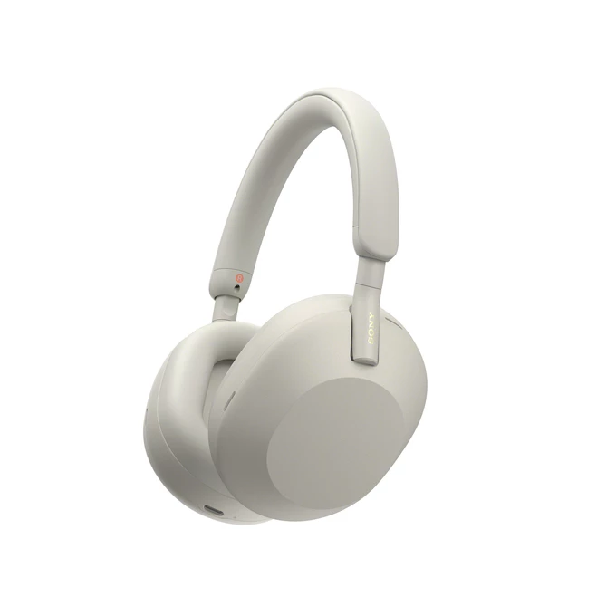 Sony WH-1000XM5 Noise Cancelling White - Słuchawki wokółuszne