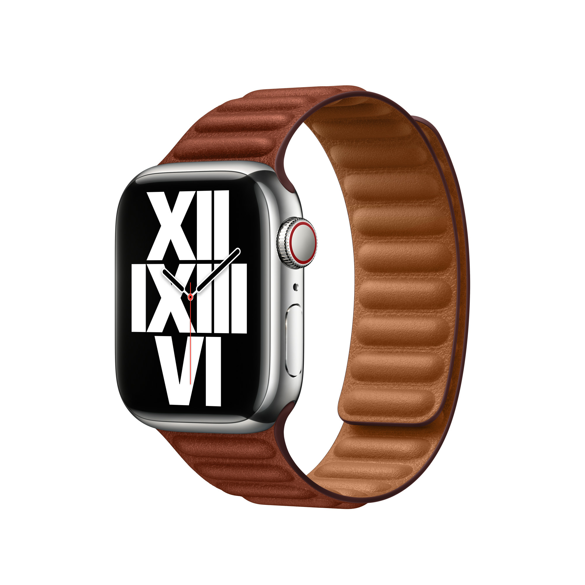 Apple 41mm Umber Leather Link - S/M - Sklep iSpot.pl