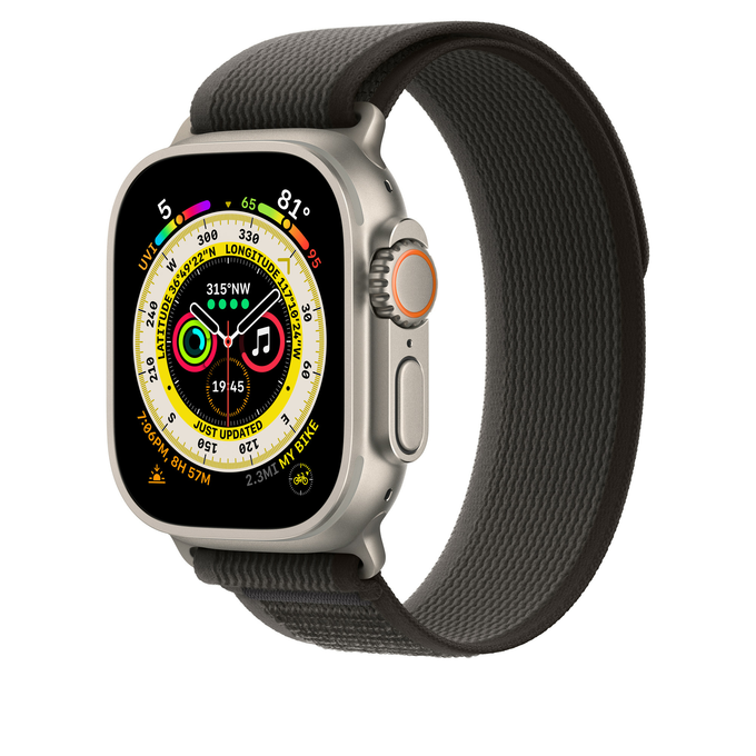 Apple black 3個 Apple White 1個 Apple 49mm Black/Gray Trail Loop - M/L - Sklep iSpot.pl