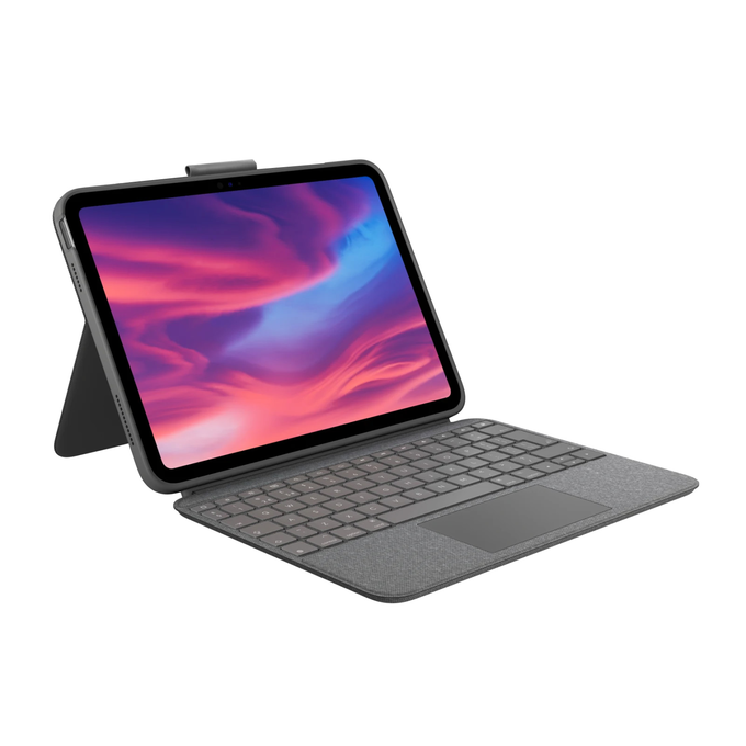 Logitech Combo Touch Oxford Grey UK - klawiatura dla iPad 10,9