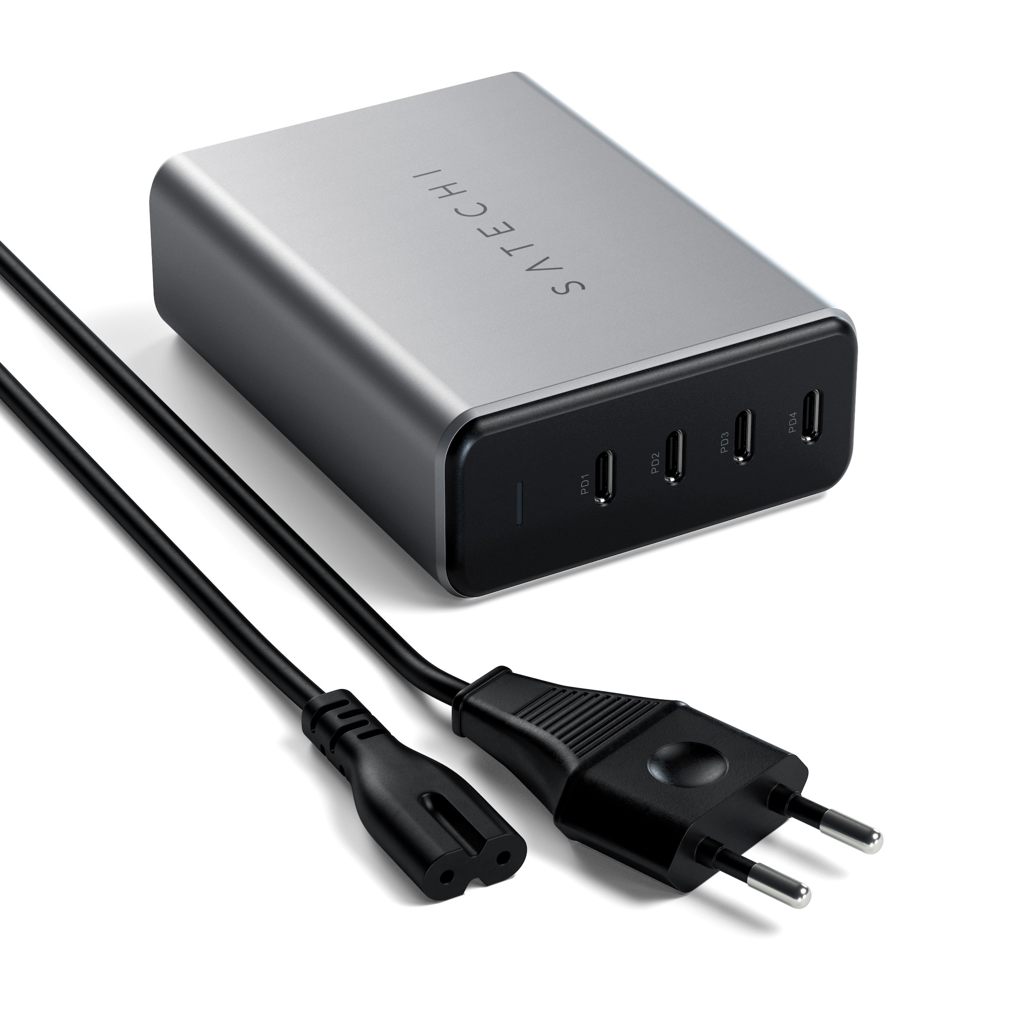 茶 gan Satechi GaN Charger 165W 4x USB-C - ładowarka sieciowa