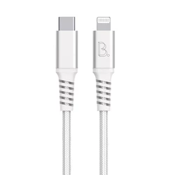 B.On Cotton USB-C Lightning 0,5m White - kabel lightning