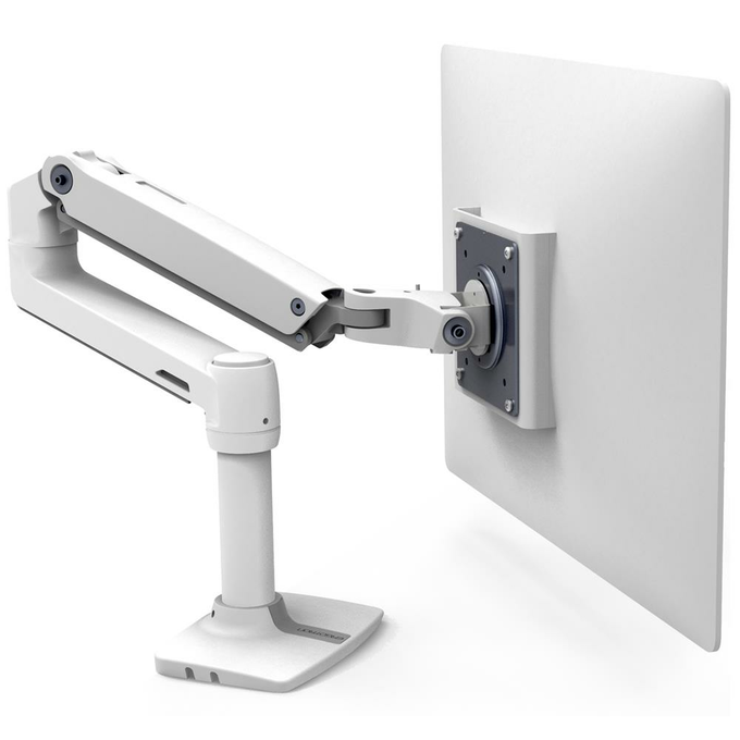 モニターアーム Ergotron LX Desk Monitor Arm Ergotron LX Desk Monitor Arm Biały - biurkowy uchwyt do