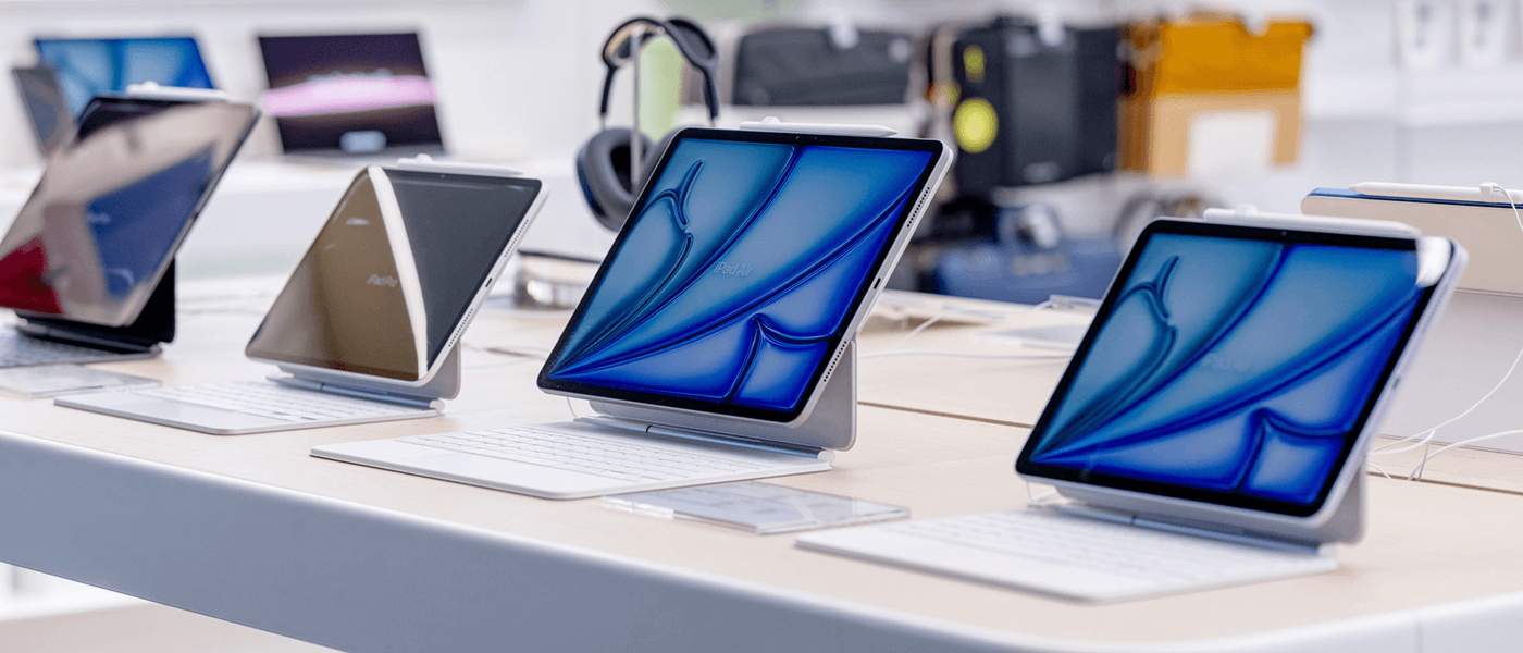 Prezentacja iPadów w salonie iSpot