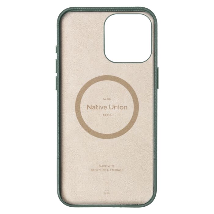 Native Union Active Case – Custodia Robusta Con MagSafe E Materiali Riciclati, Anti-caduta Fino A 3 M Per IPhone 16 Pro (Verde Ardesia)