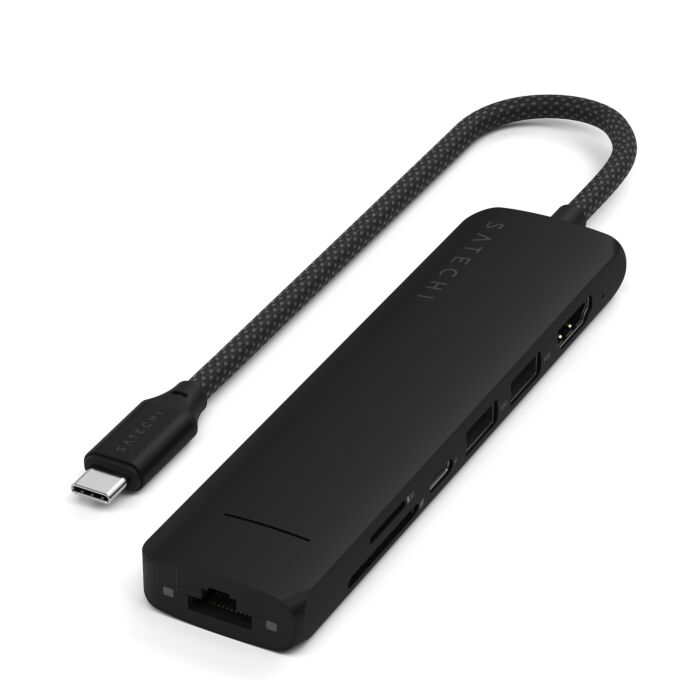 Satechi 7-in-1 USB-C Slim Multiport Adapter with Ethernet - przejściówka USB-C