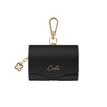 UNIQ Coehl Mirelle czarny - portfel AirPods Pro