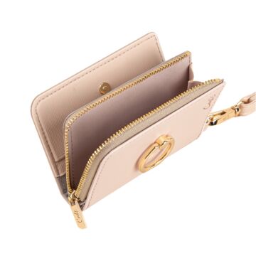 UNIQ Coehl Mirelle MagSafe różowy - Zestaw Portfel magnetyczny + hand strap