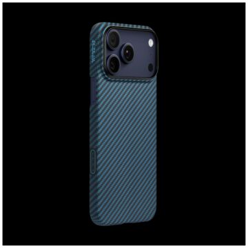 PITAKA Ultra-Slim MS czarno niebieski - etui iPhone 17 Pro