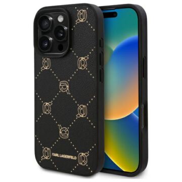 Karl Lagerfeld Karl Head MS iPhone czarny - etui 16 Pro Max