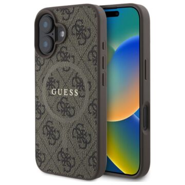 Guess 4G Ring Classic Logo MS brązowy - etui iPhone 16