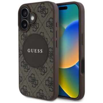 Guess 4G Circle Classic Logo MS brązowy - etui iPhone 16