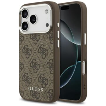 Guess 4G Classic Logo MS brązowy - etui iPhone 17 Pro Max