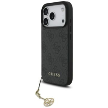 Guess 4G Charms Collection MS czarny - etui iPhone 17 Pro