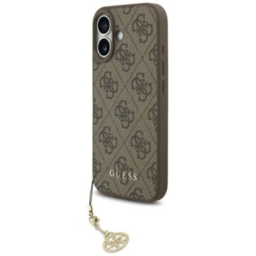 Guess 4G Charms Collection MS brązowy - etui iPhone 17