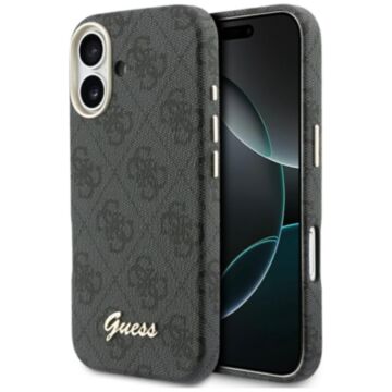 Guess 4G Script MS czarny - etui iPhone 17