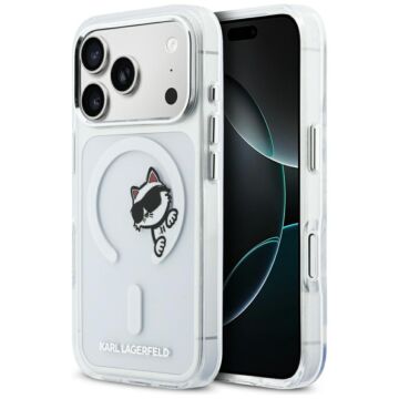 Karl Lagerfeld IML Peekaboo MS przezroczysty - etui iPhone 17 Pro