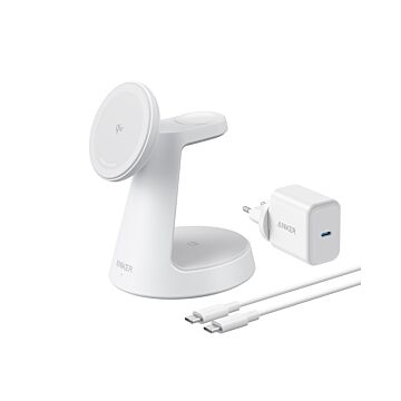 Anker MagGo Wireless Charging Station 3-in-1 biały - ładowarka indukcyjna