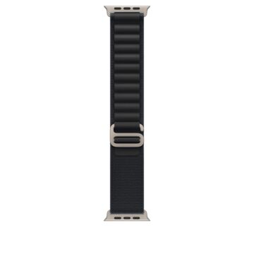 Apple 49mm Black Alpine Loop - Small - Natural Titanium Finish