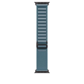 Apple 49mm Light Blue Alpine Loop - Large - Black Titanium Finish
