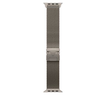 Apple 49mm Natural Titanium Milanese Loop - Small