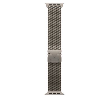 Apple 49mm Natural Titanium Milanese Loop - Small