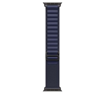 Apple 49mm Navy Alpine Loop - Medium - Black Titanium Finish