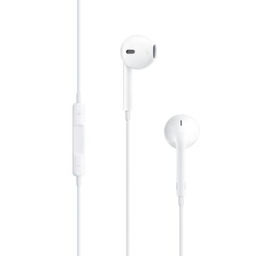 Apple EarPods with Remote and Mic White - Słuchawki douszne EarPods firmy Apple z pilotem i mikrofonem MiniJack (3.5 mm)