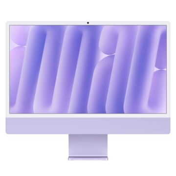 Apple iMac 24 z ekranem Retina 4,5K, 10-rdzeniowy procesor M4 z 10-rdzeniową grafiką, RAM 16 GB, dysk 512 GB, Magic Trackpad klawiatura numeryczna z Touch ID - fioletowy