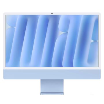 Apple iMac 24" z ekranem Retina 4,5K, 10-rdzeniowy procesor M4 z 10-rdzeniową grafiką, RAM 32 GB, dysk 1 TB, Magic Trackpad - niebieski