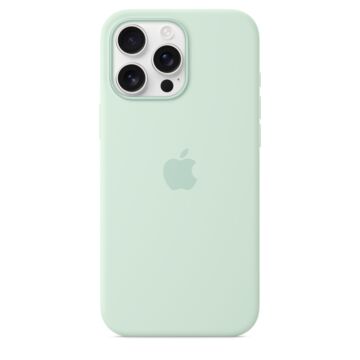 Apple iPhone 16 Pro Max Silicone Case with MagSafe - Aquamarine