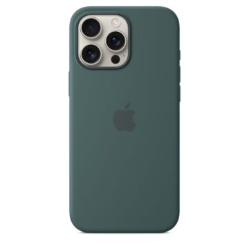 Apple iPhone 16 Pro Max Silicone Case with MagSafe - Lake Green