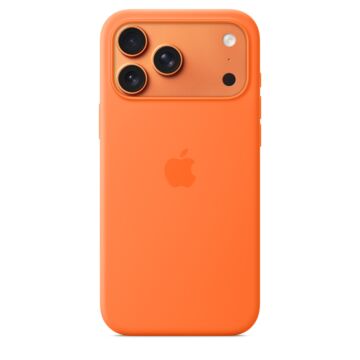Apple iPhone 17 Pro Max Silicone Case with MagSafe - Orange